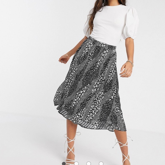 Ichi printed midi skirt size xs - Picture 3 of 6